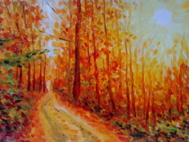Картина Осенний лес 2