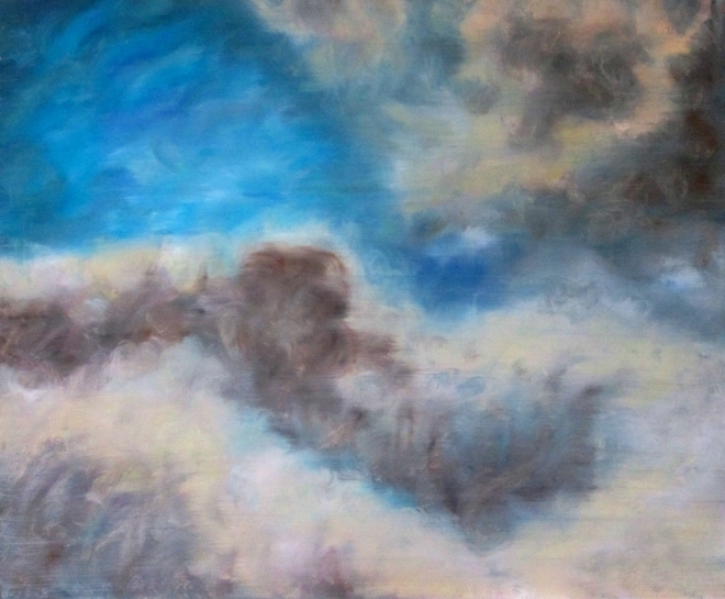 Картина маслом Облака 1