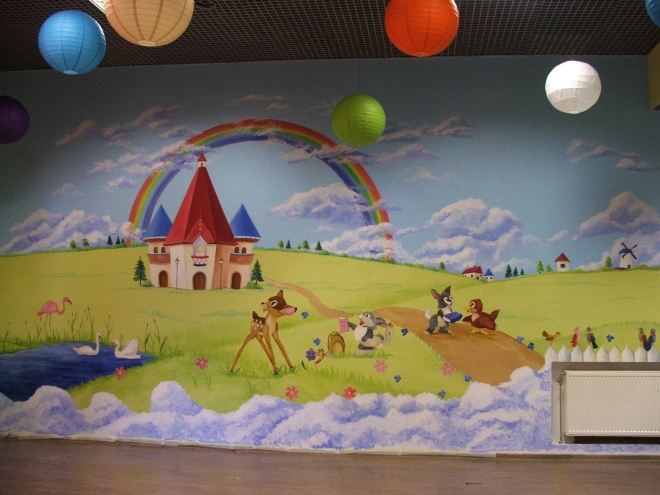 Картина Роспись в детском центре