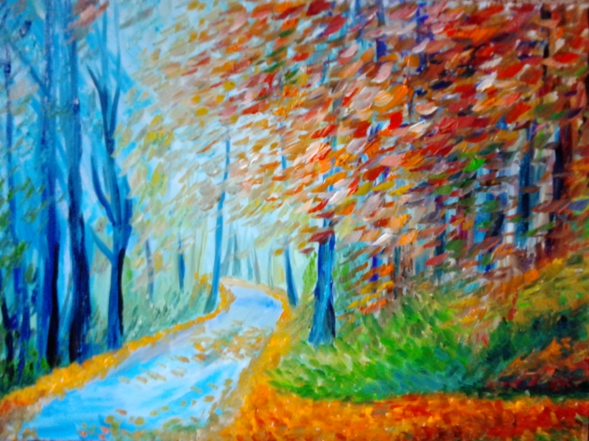 Картина Осенний лес 3