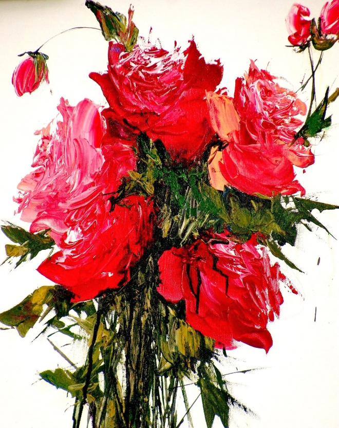 Картина на холсте Букет роз