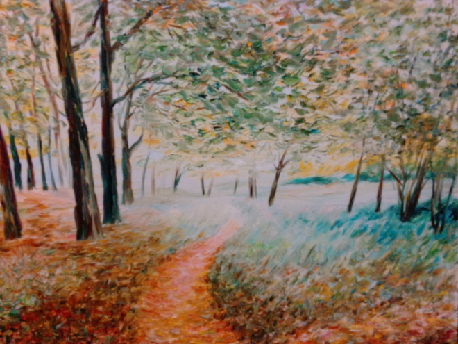 Картина Осенний лес 4