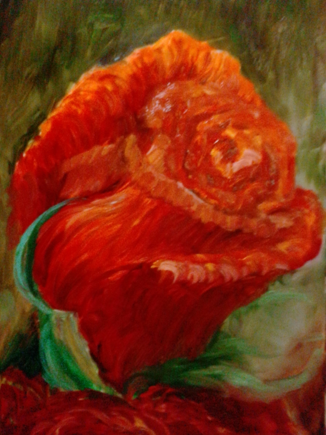 Картина Красная роза