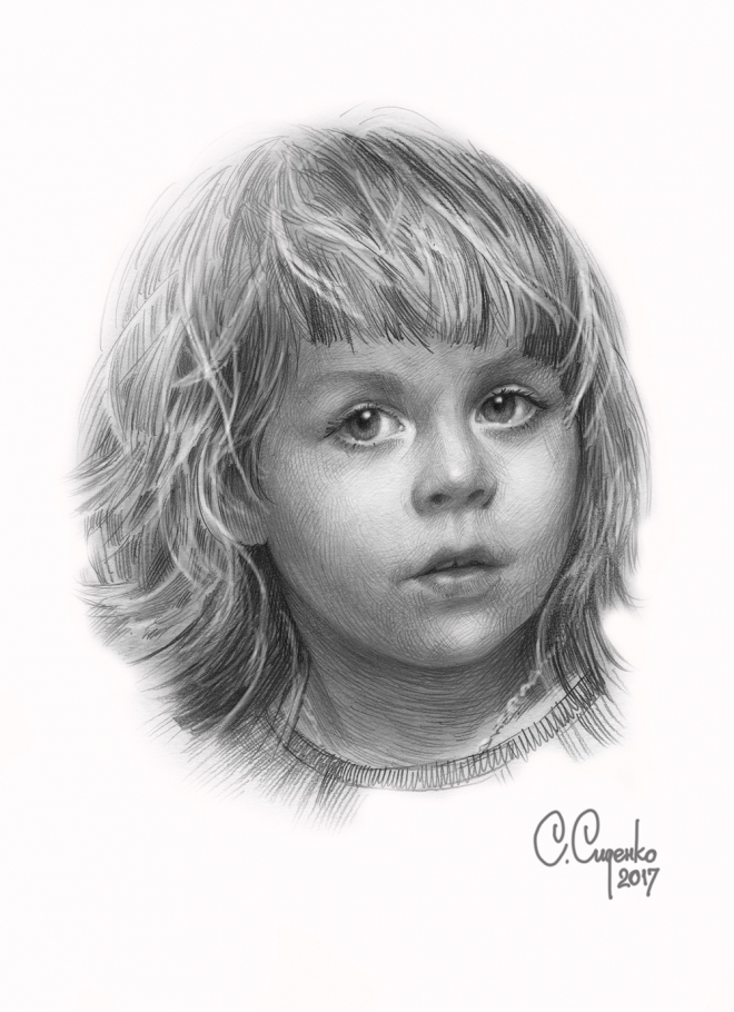 Картина Детский портрет