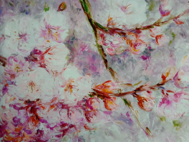 Картина Цветение вишни 2