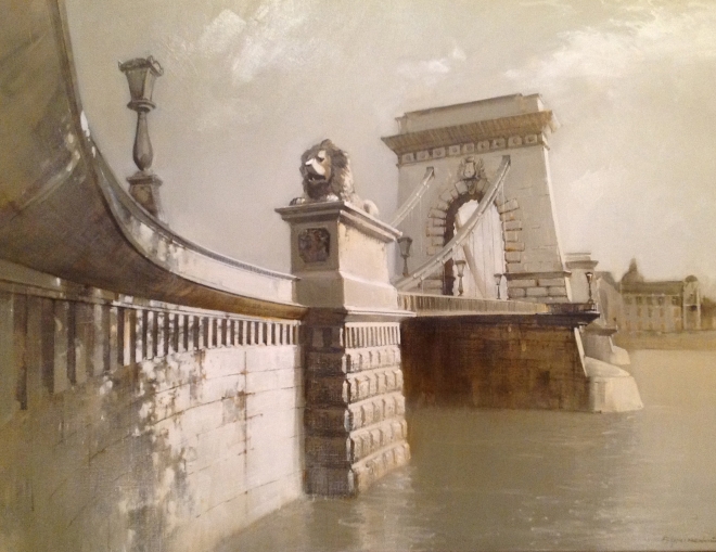 Картина маслом Старый мост