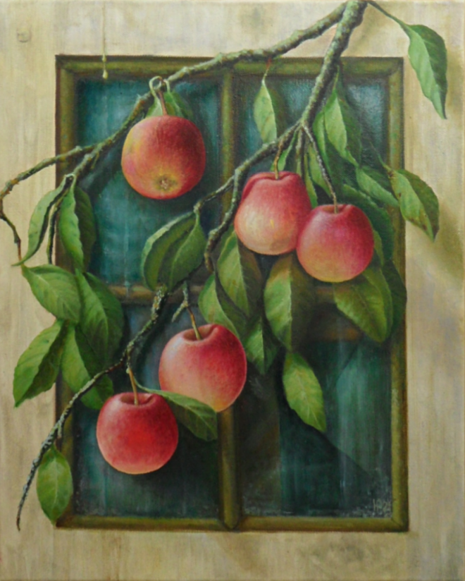 Картина Яблоки у  окна