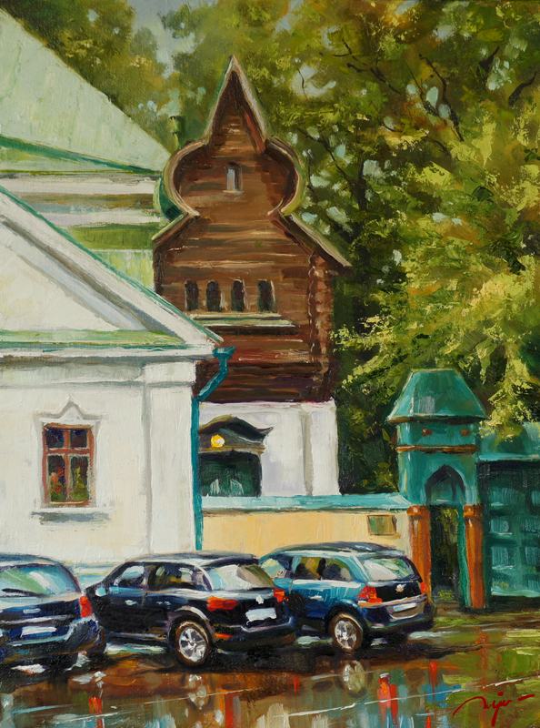 Картина маслом Дом-музей Васнецова