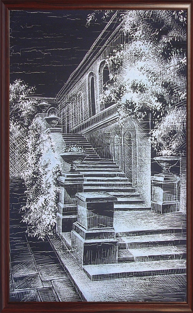 Картина Лестница старого города