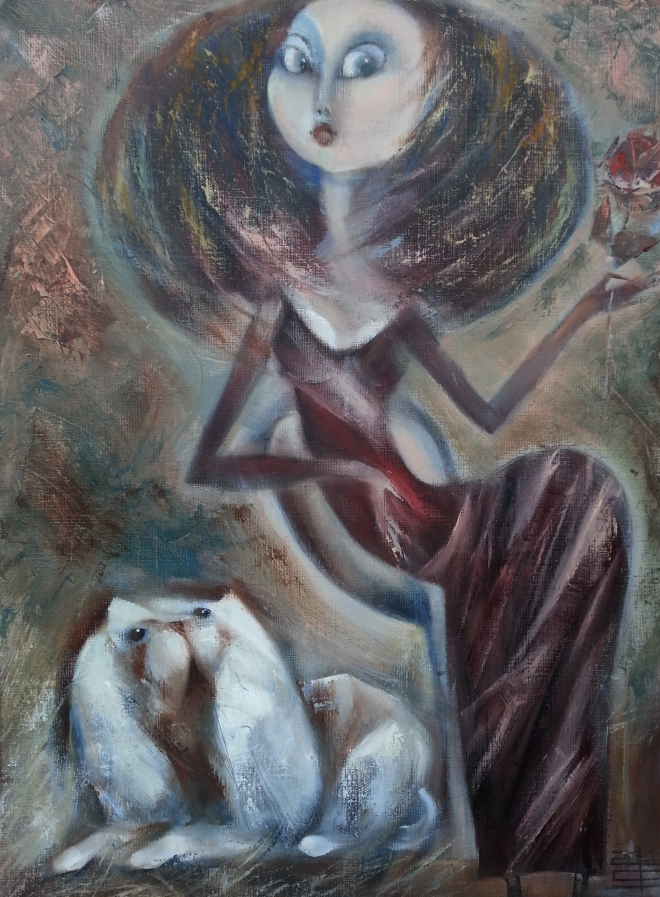 Картина Дама с собачкой