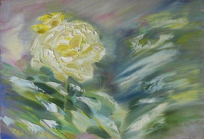 Картина маслом на холсте 8-Розы Крыма-4