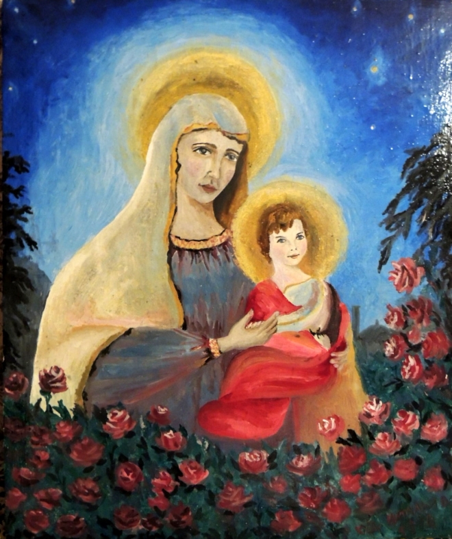 Картина картина "Дева Мария с младенцем"