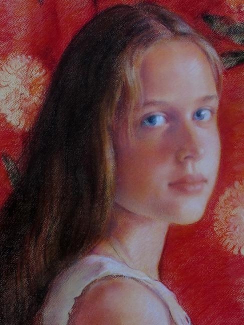 Картина "Портрет юной девушки"