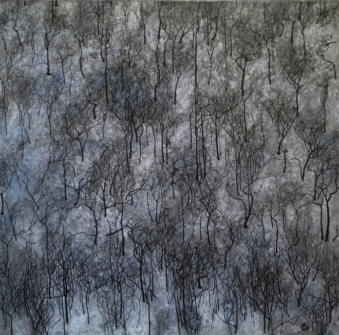 Картина Темный лес