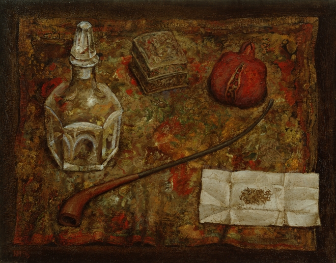 Картина маслом Натюрморт с трубкой