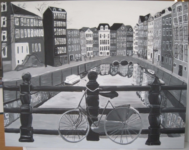 Картина на холсте Амстердам
