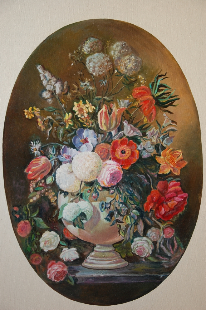 Картина маслом на холсте Натюрморт "изысканность"