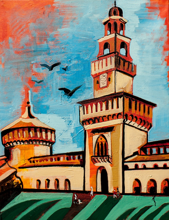 Картина Castello Sforzesco