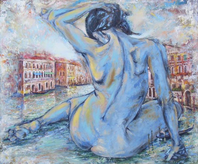 Картина маслом на холсте Венеция