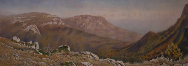 Картина На  нижнем плато Чатыр-дага