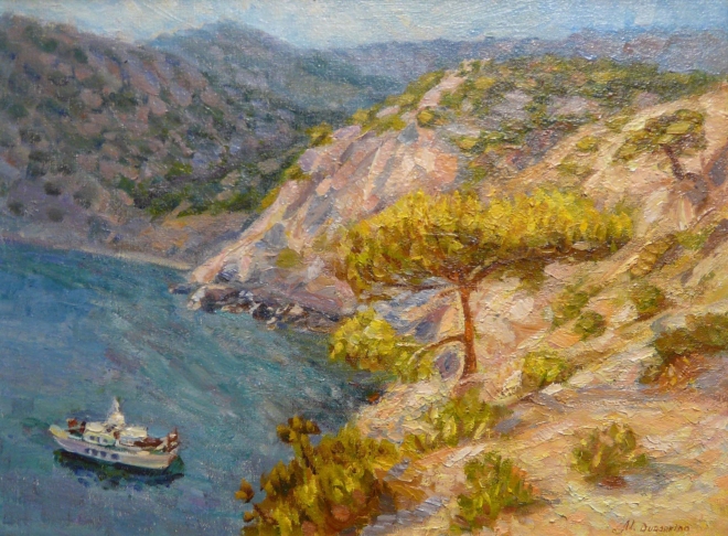 Картина на холсте Крымское побережье