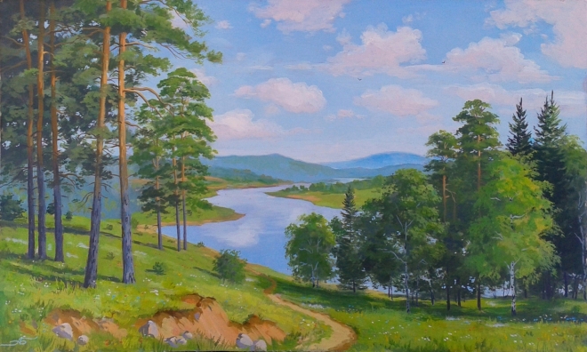 Картина Уральский пейзаж