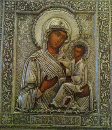 Картина Тихфинская Пресвятая Богородица