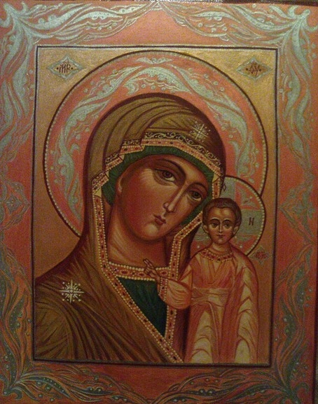 Картина Казанская пресвятая Богородица (Венчальная)