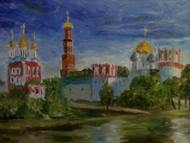Картина Новодевичий монастырь 2