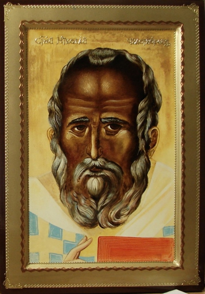 Картина маслом Святой Николай Чудотворец