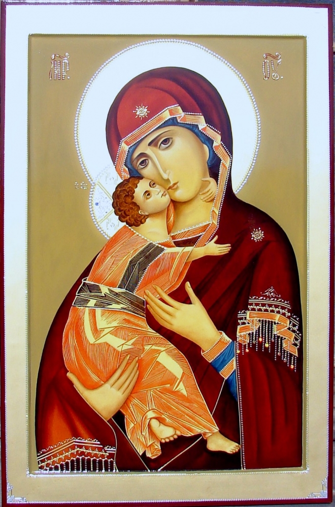 Картина маслом Пресвятая Богородица Владимирская