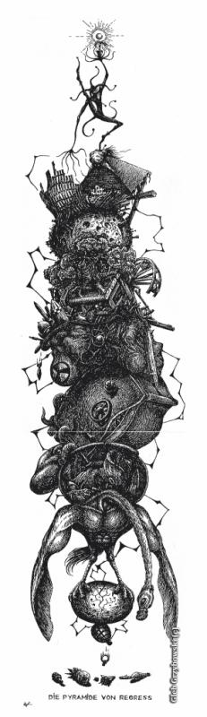Картина «Пириамида регресса»