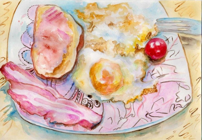 Картина Завтрак