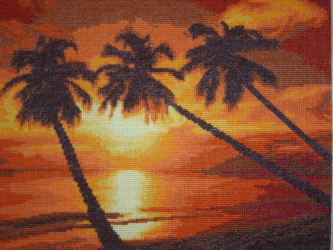 Картина Тропический закат