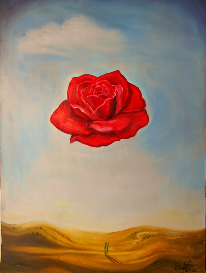 Картина Медетативная роза Дали