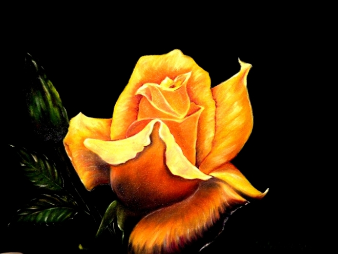 Картина маслом Серия Цветочный калейдоскоп -Розы желтые