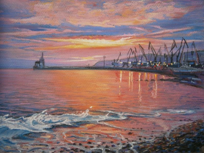 Картина Утро в порту