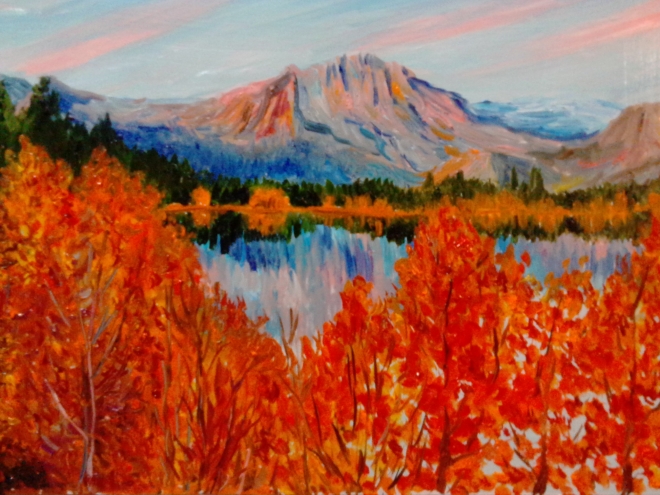 Картина Осень в горах 3