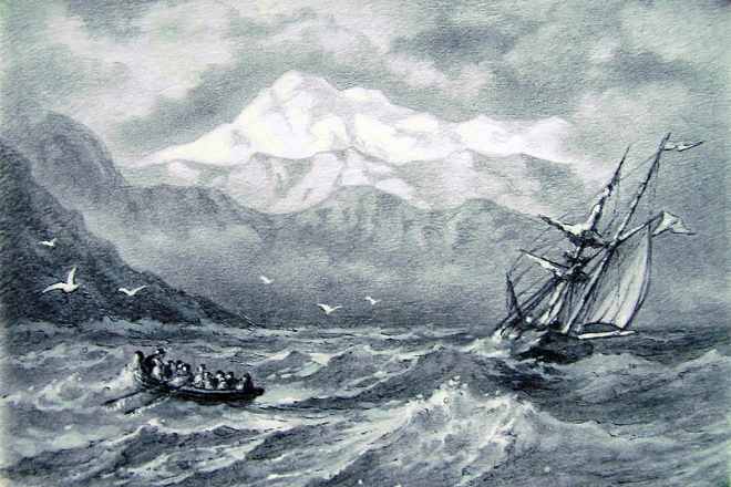 Картина Бурное море.